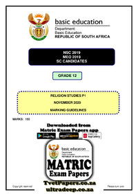 Religion Studies P1 SC Nov 2020 Memo Eng.pdf